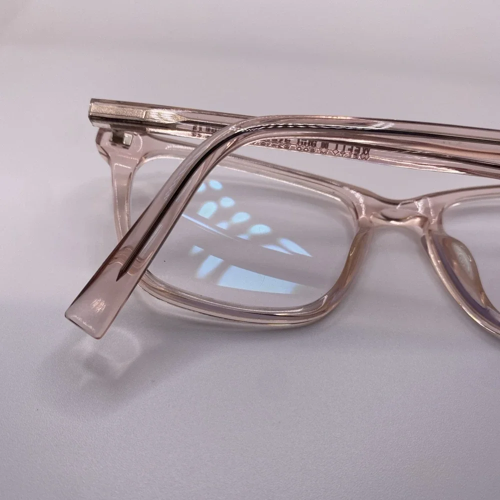 Warby Parker Eyeglasses FRAMES ONLY Welty M 600 52-18-145 Beige Translucent 452